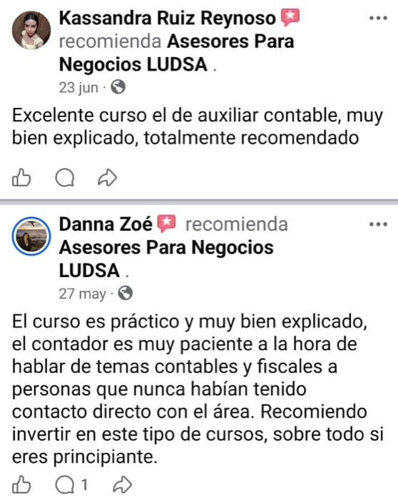Reseña de Lola Mento LeyArns en Facebook para LUDSA